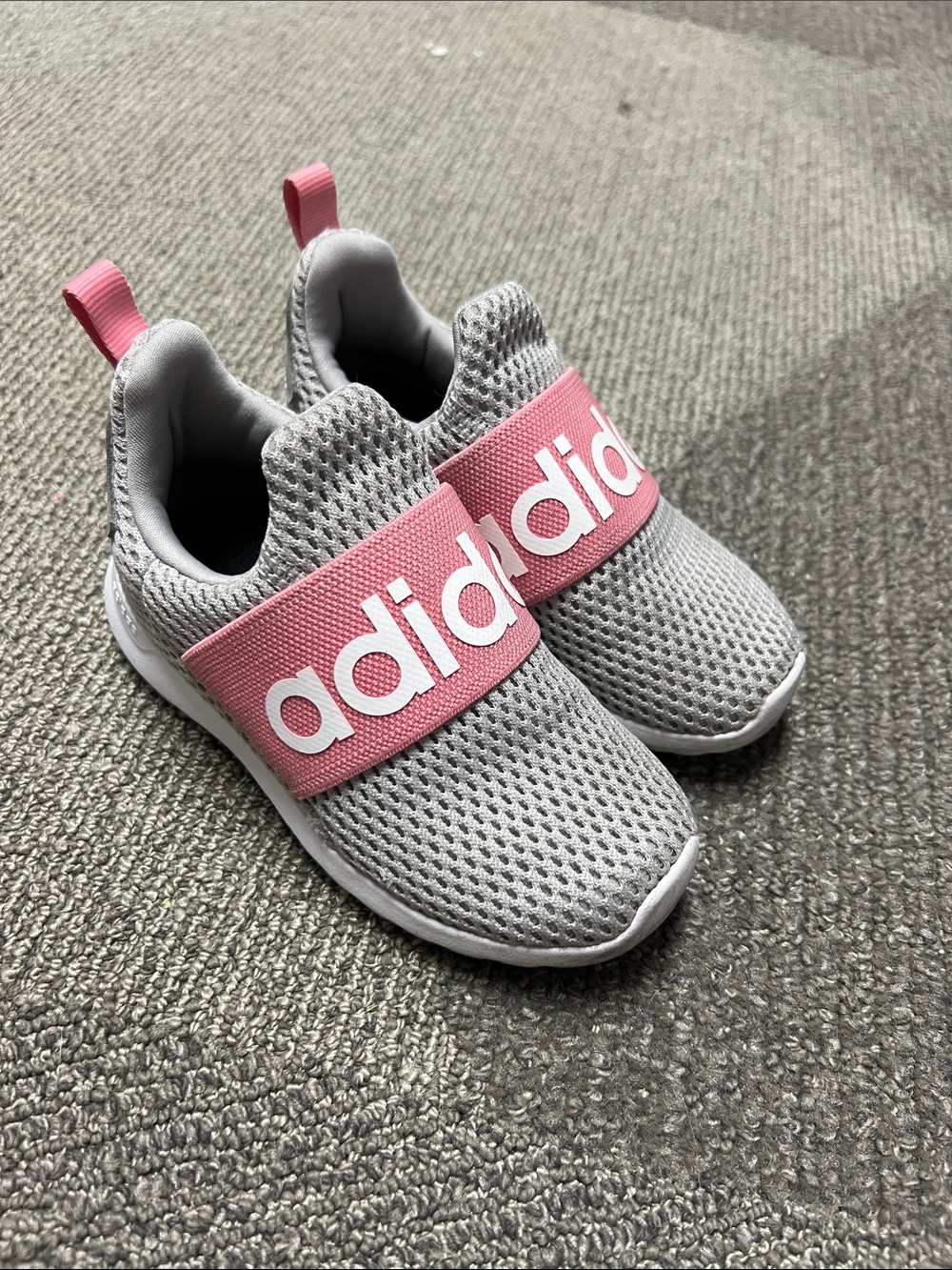 Adidas Girls Slip-On Sneakers size 8